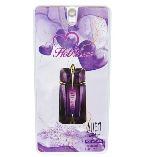 عطر جیبی زنانه هات لاو مدل الین حجم 40 میلی لیتر