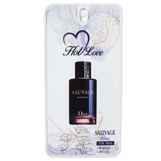 عطر جیبی مردانه هات لاو مدل Sauvage Dior حجم 40میلی لیترز