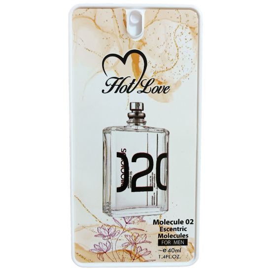 عطر جیبی مردانه هات لاو مدل Molecule 02 حجم 40 میلی لیتر