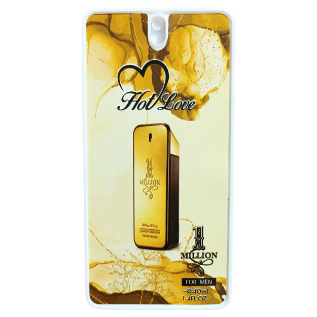 عطر جیبی مردانه هات لاو مدل وان میلیون حجم 40 میلی لیتر