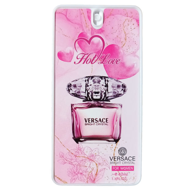 عطر جیبی زنانه هات لاو مدل ورساچه برایت کریستال حجم 40 میلی لیتر