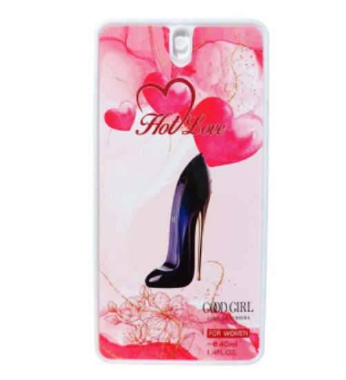 عطر جیبی زنانه هات لاو مدل گود گرل حجم 40میلی لیتر