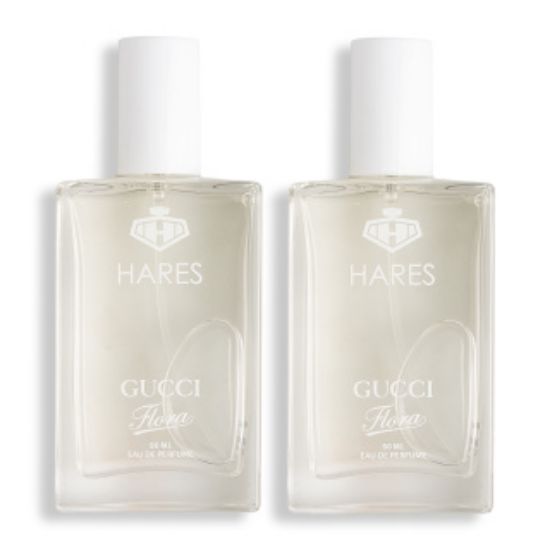 پک 2 عددی ادوپرفیوم زنانه حارث مدل Gucci Flora حجم 50 میلی لیتر